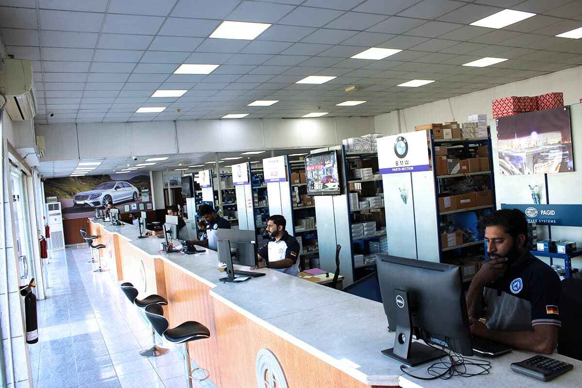 John Auto Spare Parts Customer Service Counter