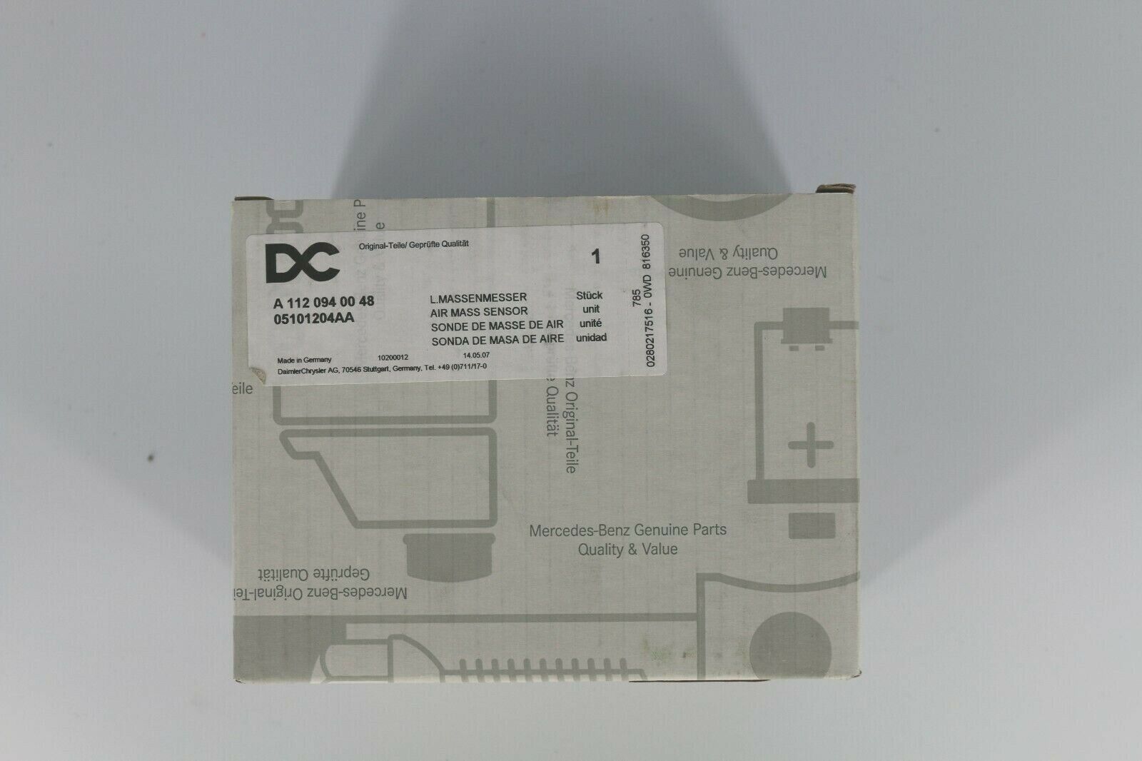 Genuine Mass Air Flow Sensor for Mercedes-Benz (MPN: A1120940048) - Image 5