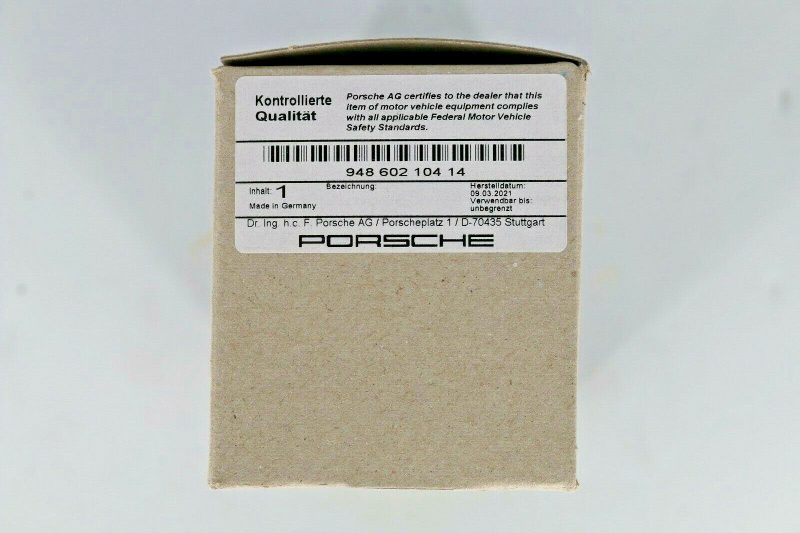 Genuine Porsche Ignition Coil (MPN: 94860210414) - Image 3