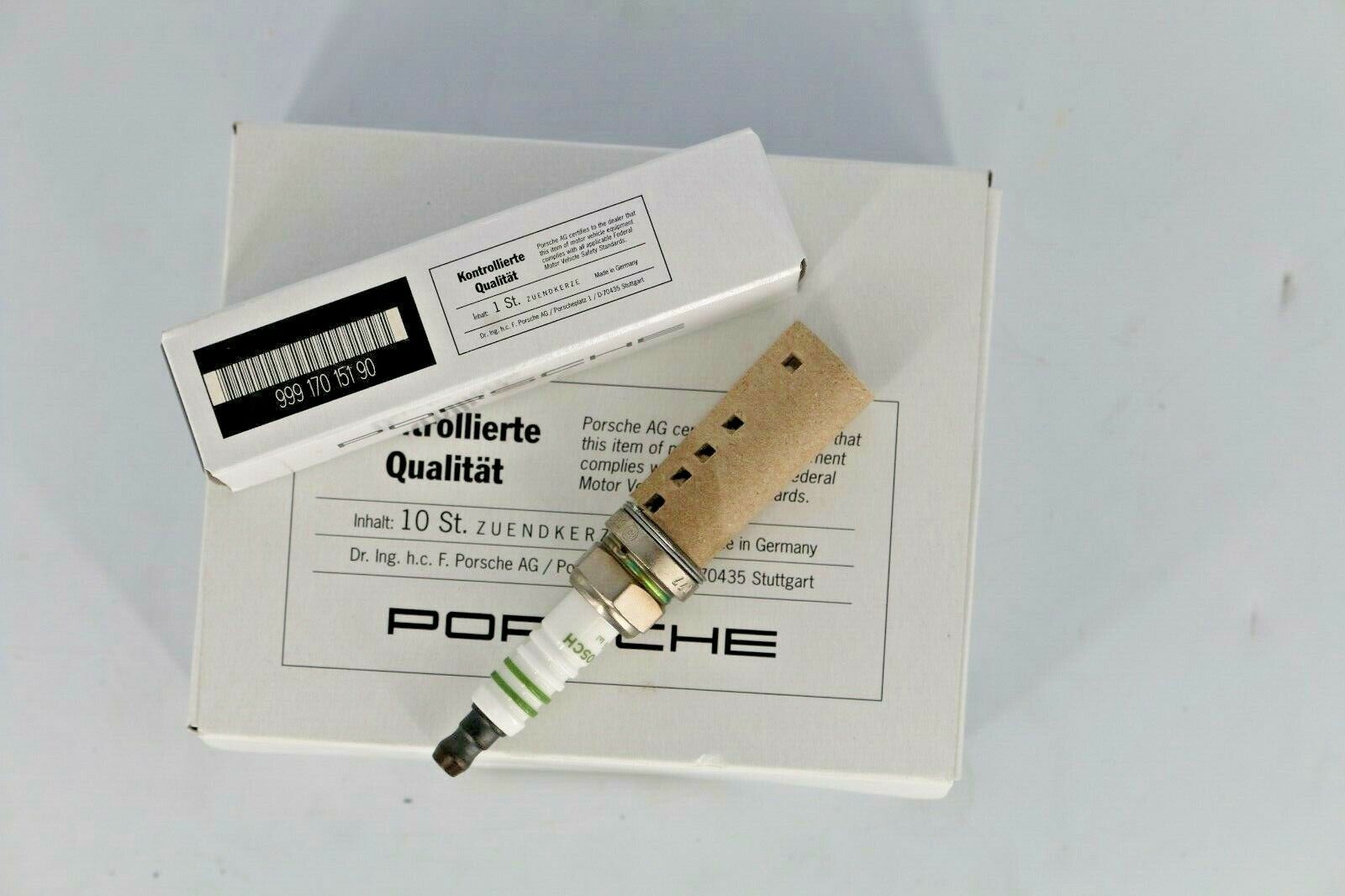 Porsche Genuine Spark Plugs (4pcs) (MPN: 99917015190)