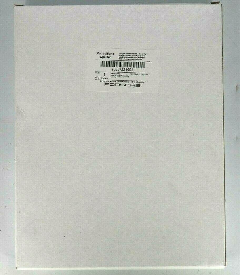 Genuine Porsche Cabin Air Filter (MPN: 95857221901) - Image 3