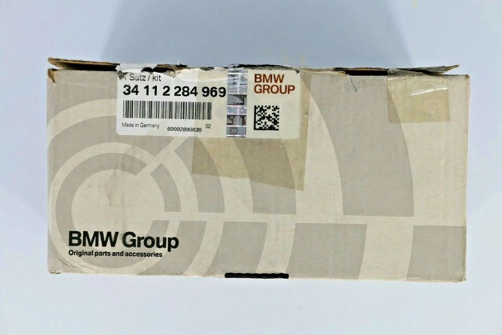 BMW Genuine Brake Pad Set (Front) (MPN: 34112284969) - Image 2