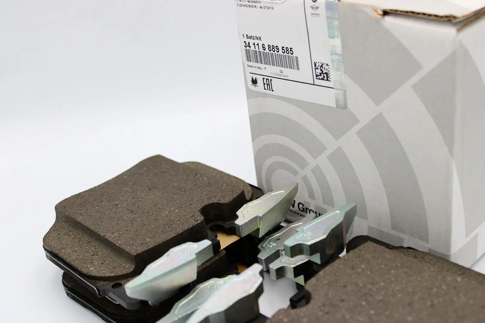 Genuine BMW Brake Pad Repair Kit (MPN: 34116889585) - Image 4