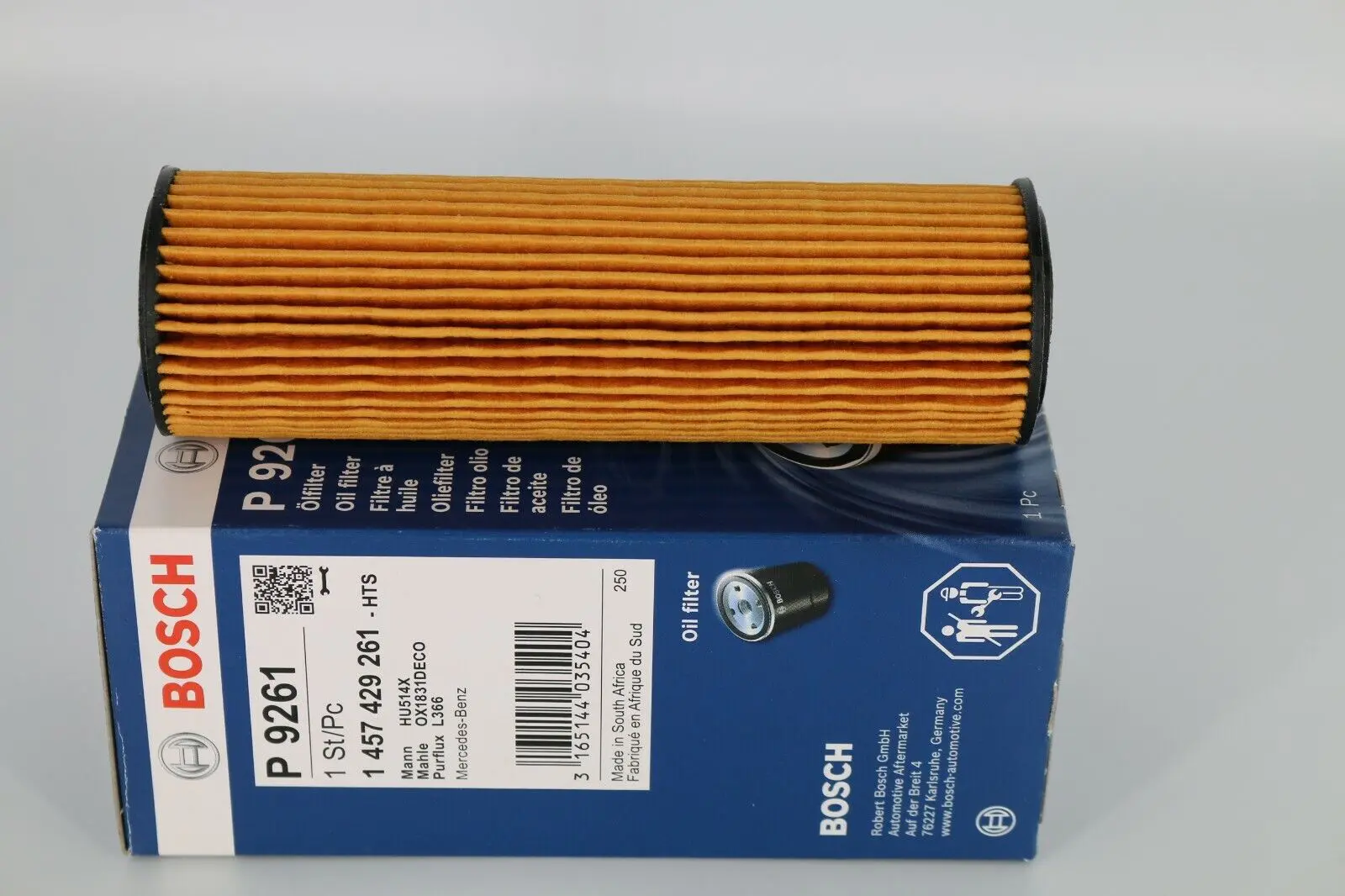 Bosch Genuine Oil Filter for Mercedes-Benz (MPN: 1457429261) - Image 2