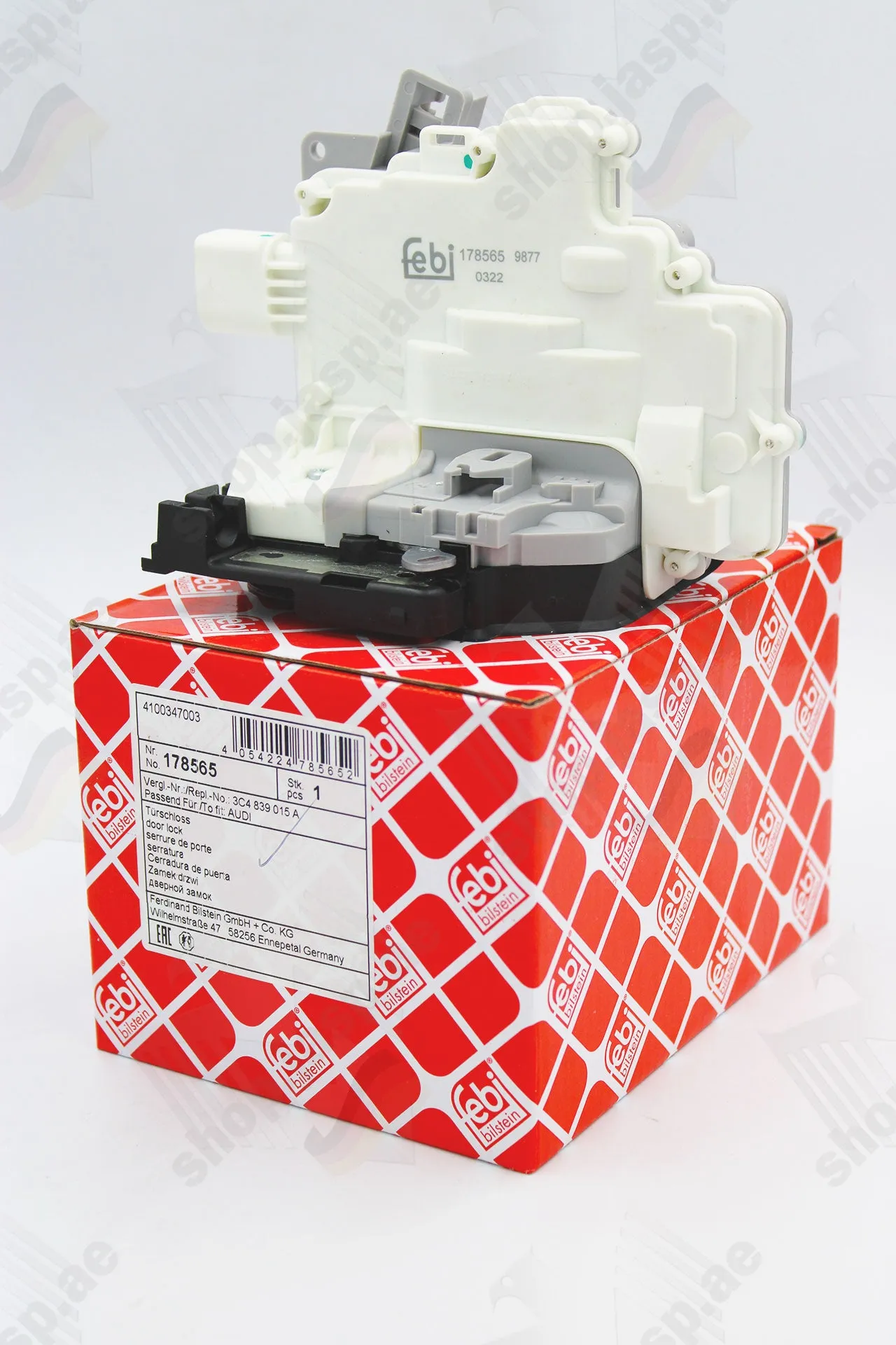 Febi-Bilstein Door Lock Rear Left fits Audi 3C4839015A (MPN: 178565) - Image 2