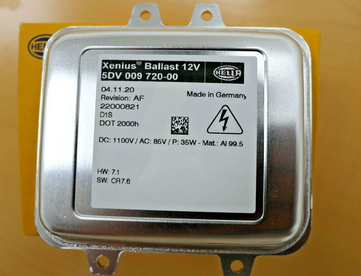 Hella Original Headlight Control Unit for Mercedes-Benz (MPN: 5DV009720001)