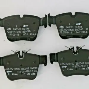 Genuine Brake Pad Set for Mercedes-Benz (MPN: A0004205900)