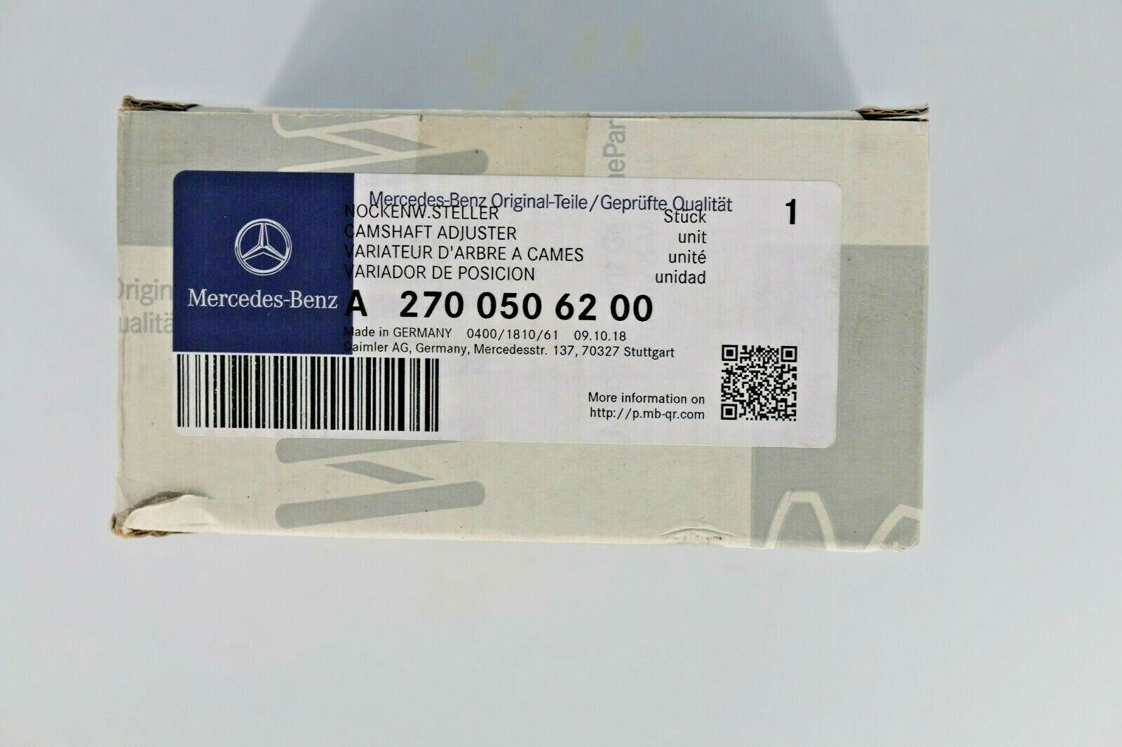 Genuine Camshaft Adjuster for Mercedes-Benz (MPN: A2700506200) - Image 3