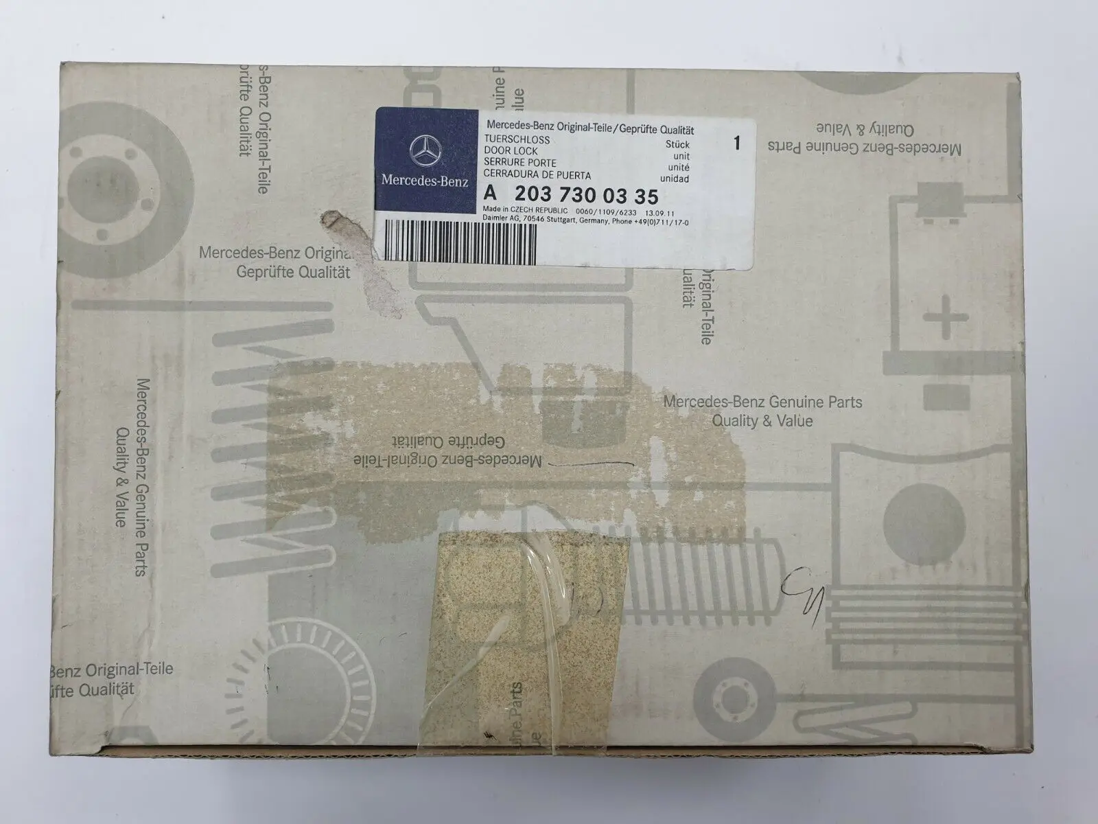 Mercedes-Benz Genuine Door Lock (MPN: A2037300335) - Image 4