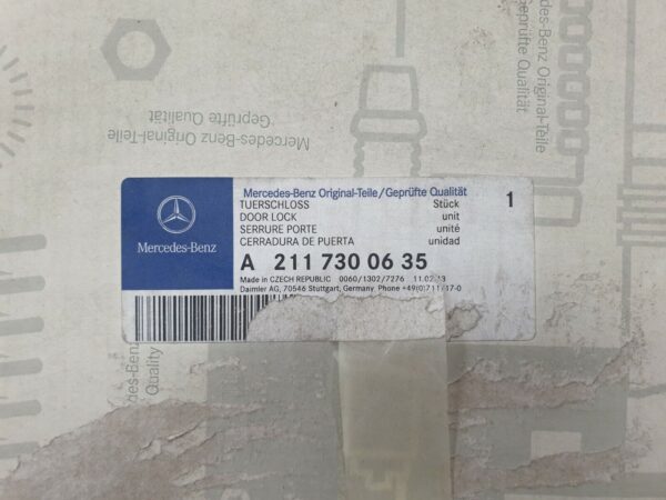 Mercedes-Benz Original Door Lock (MPN: A2117300635) - Image 5