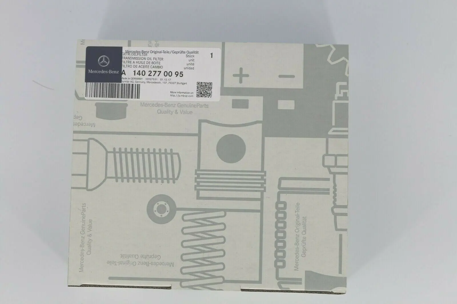 Genuine Mercedes-Benz Transmission Filter (MPN: A1402770095) - Image 3