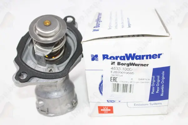 BorgWarner Engine Coolant Thermostat fits Mercedes-Benz 4833100D - Image 3