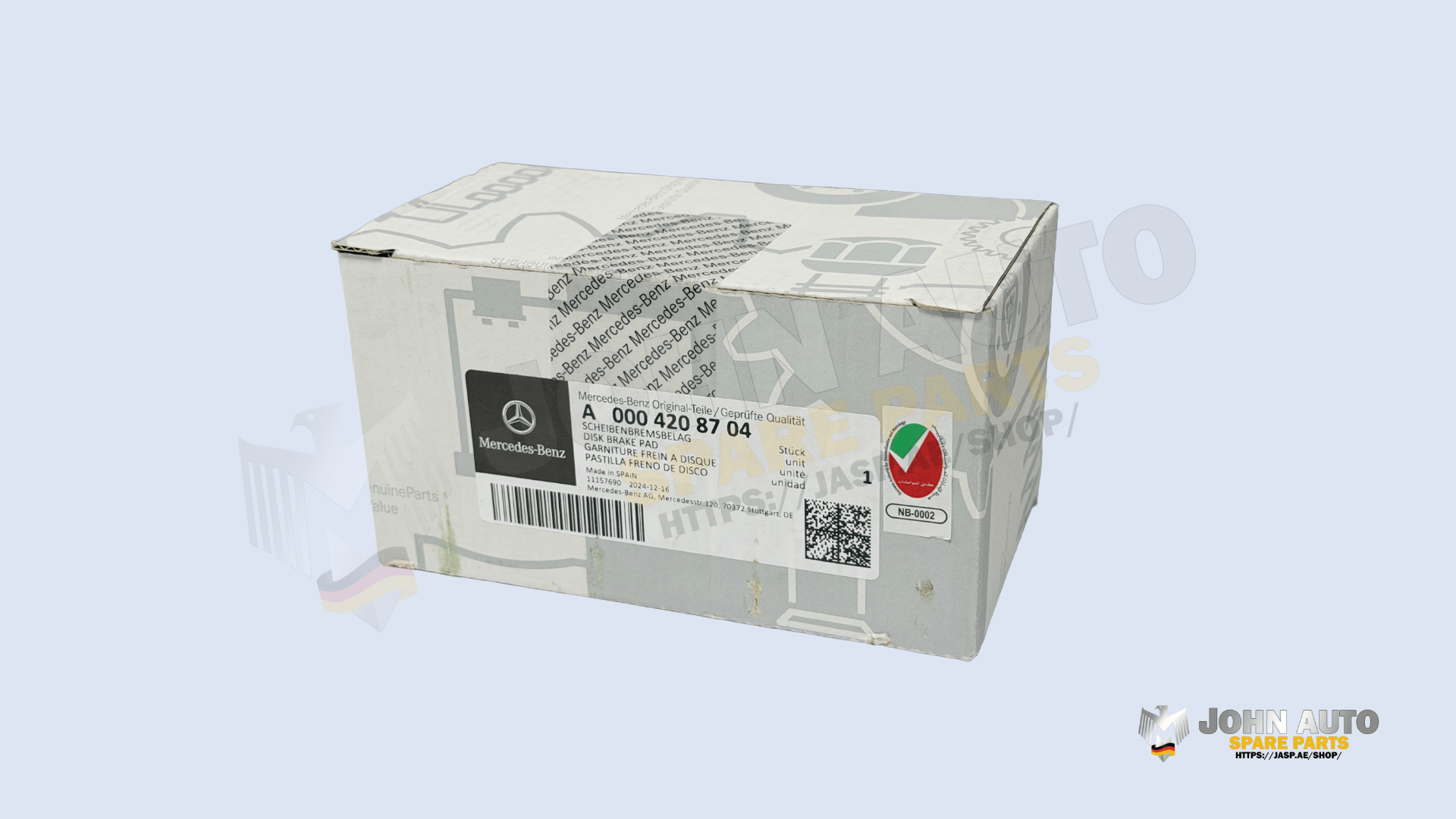 Original Mercedes-Benz Brake Pads Rear A0004208704