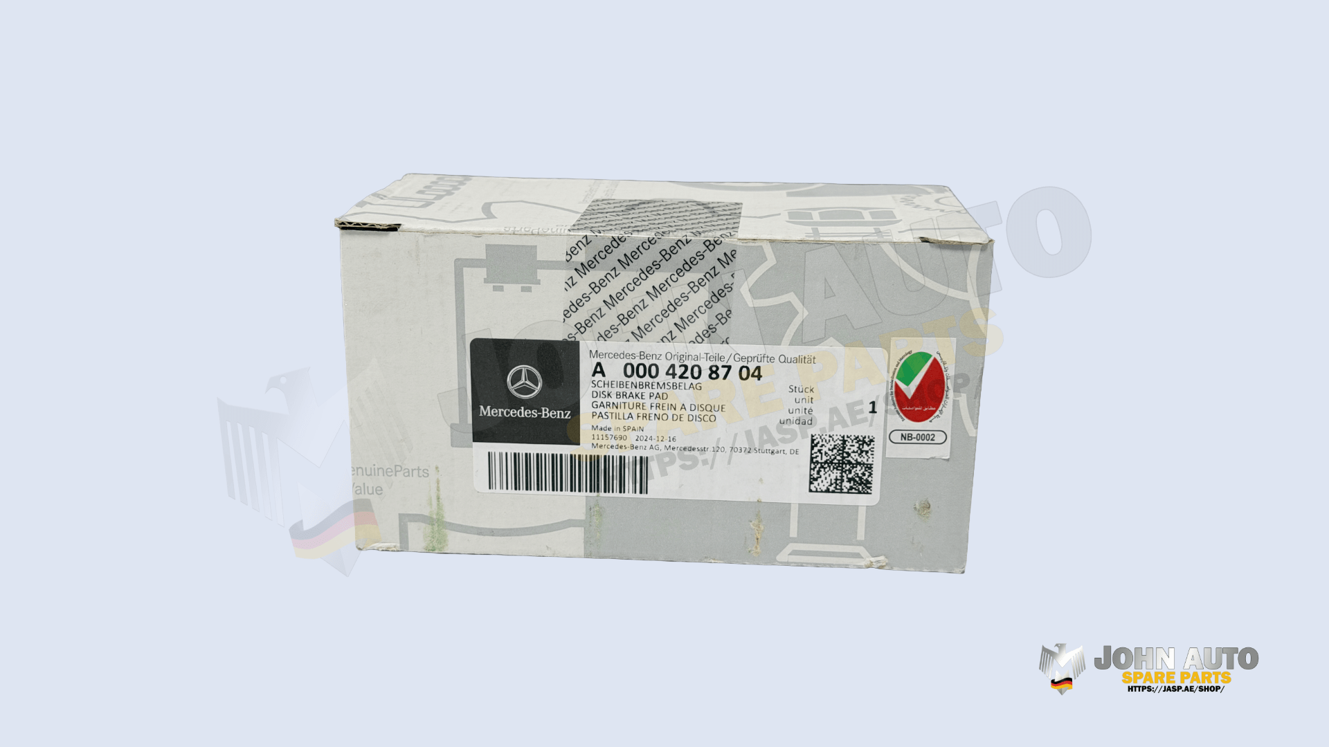 Original Mercedes-Benz Brake Pads Rear A0004208704