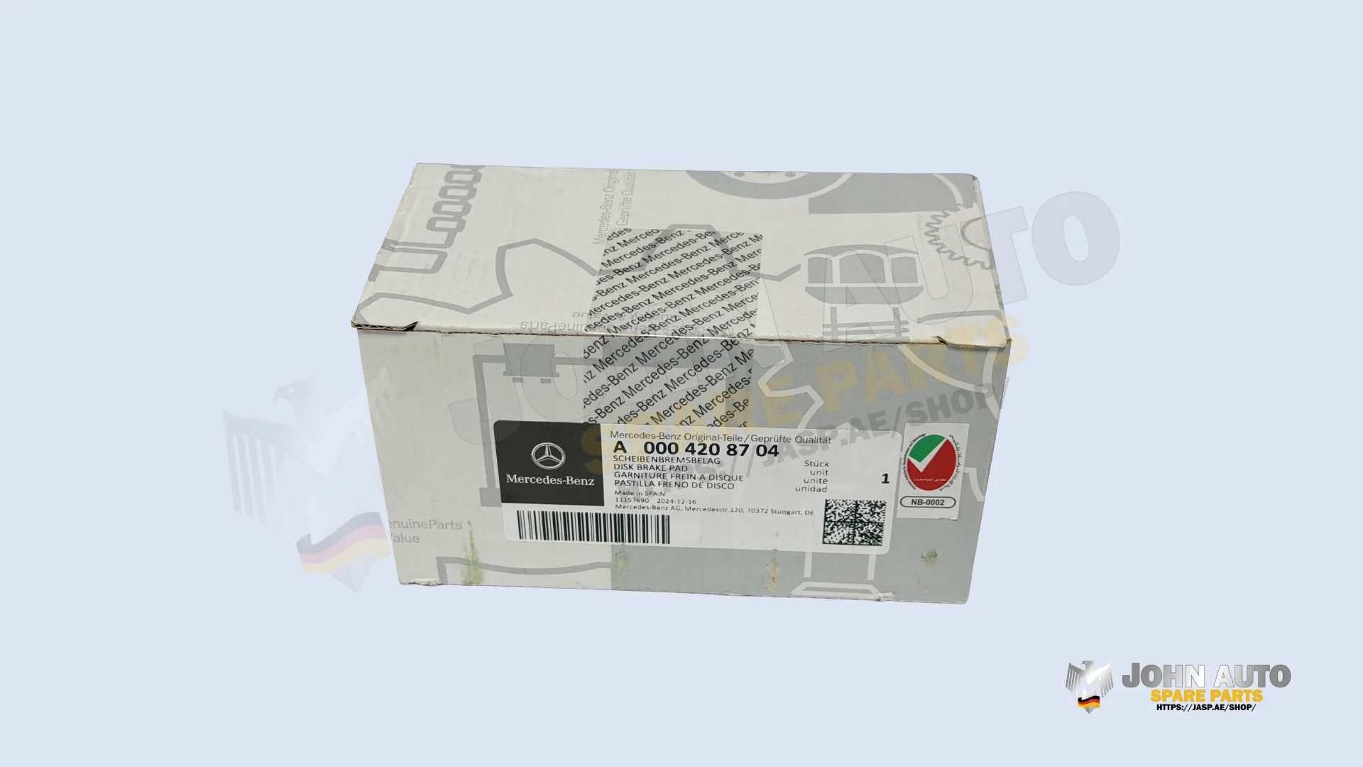 Original Mercedes-Benz Brake Pads Rear A0004208704