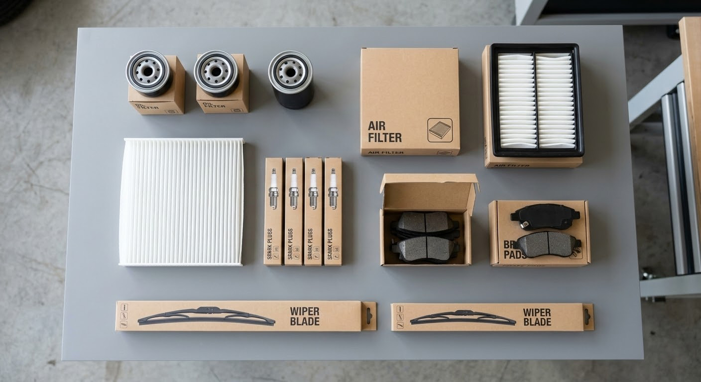 Routine car maintenance parts with stable pricing in 2026